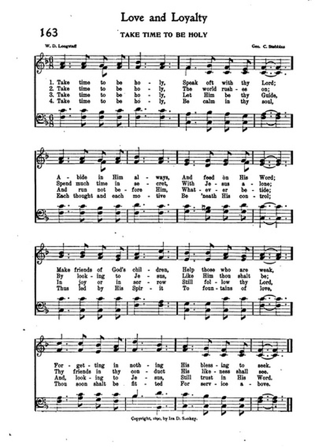 Association Hymn Book: for use in meetings for men page 127