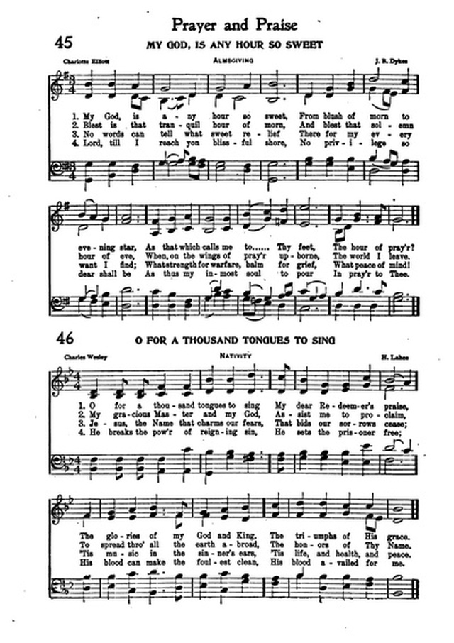 Association Hymn Book: for use in meetings for men page 31