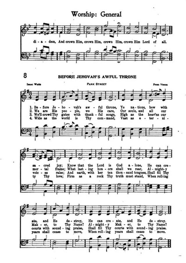 Association Hymn Book: for use in meetings for men page 6