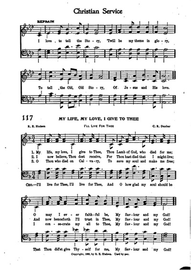 Association Hymn Book: for use in meetings for men page 88