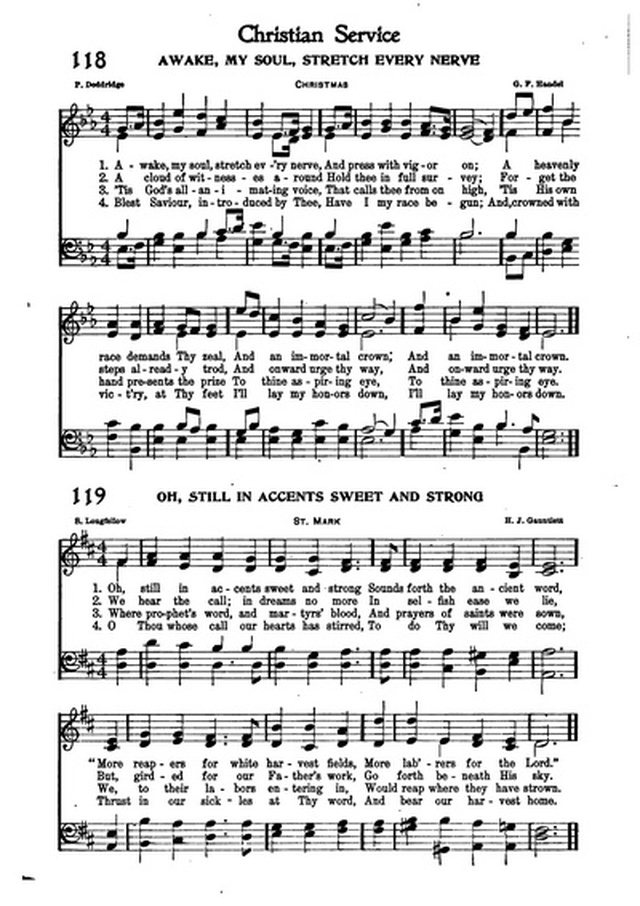 Association Hymn Book: for use in meetings for men page 89