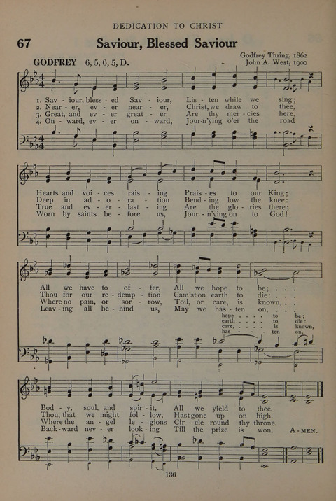 The Abingdon Hymnal: a Book of Worship for Youth page 134