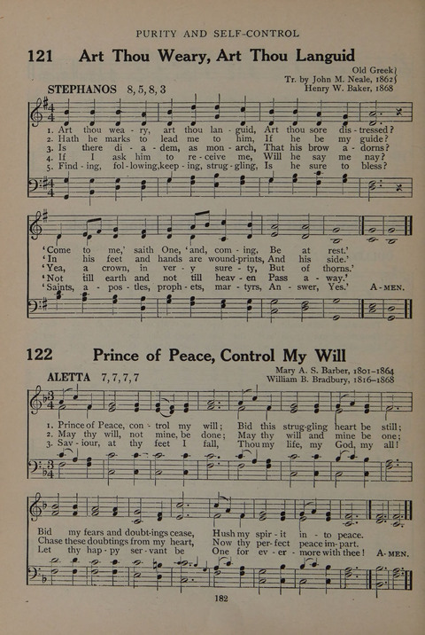 The Abingdon Hymnal: a Book of Worship for Youth page 180