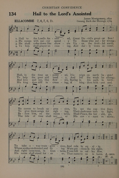 The Abingdon Hymnal: a Book of Worship for Youth page 190