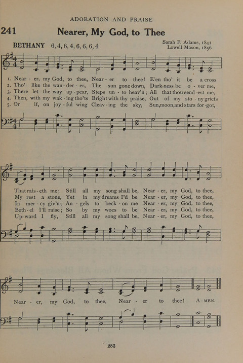 The Abingdon Hymnal: a Book of Worship for Youth page 281