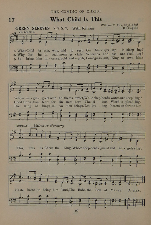 The Abingdon Hymnal: a Book of Worship for Youth page 88