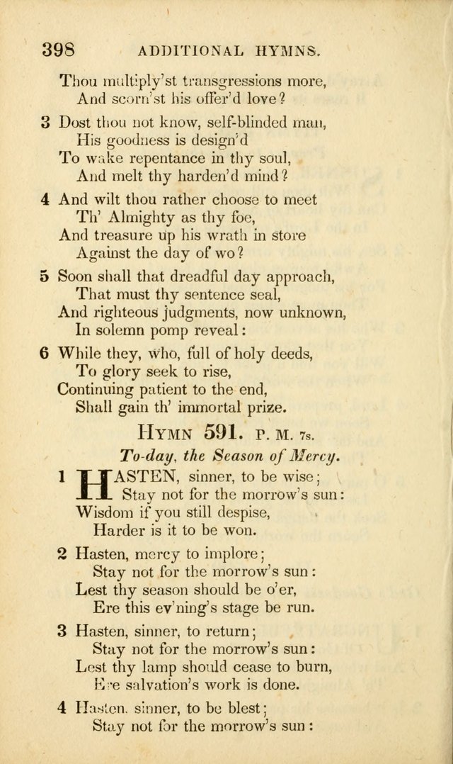 Additional Hymns to the Collection of Hymns for the use of Evangelical     Lutheran Churches page 49