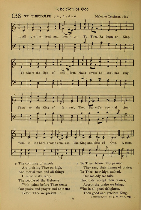 The American Hymnal for Chapel Service page 114