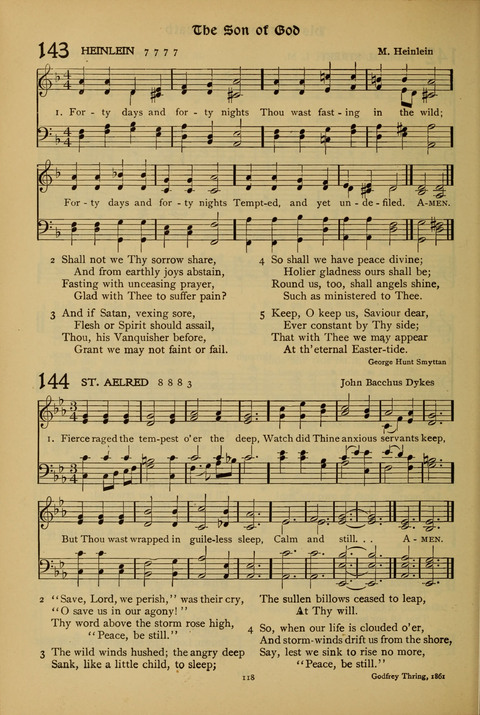 The American Hymnal for Chapel Service page 118