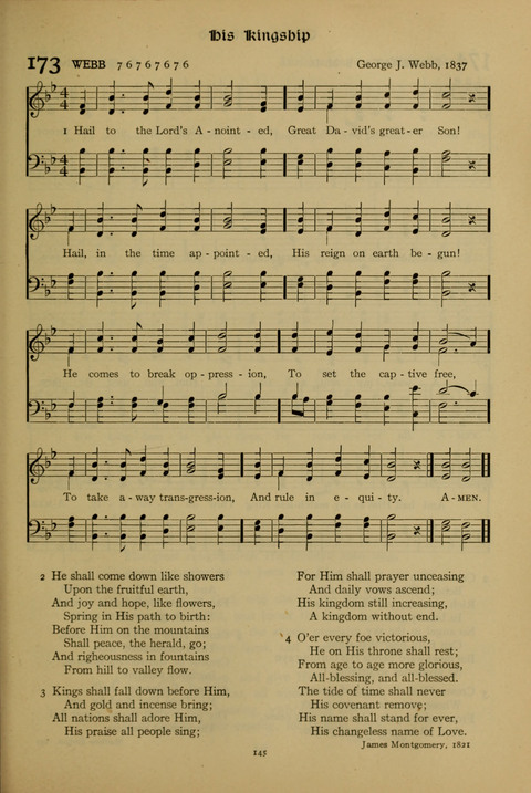 The American Hymnal for Chapel Service page 145