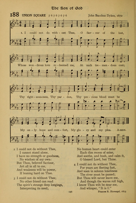 The American Hymnal for Chapel Service page 156