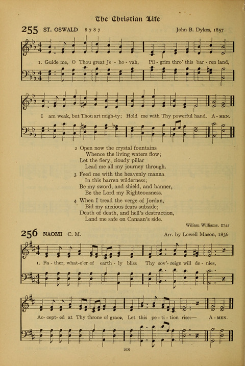 The American Hymnal for Chapel Service page 210