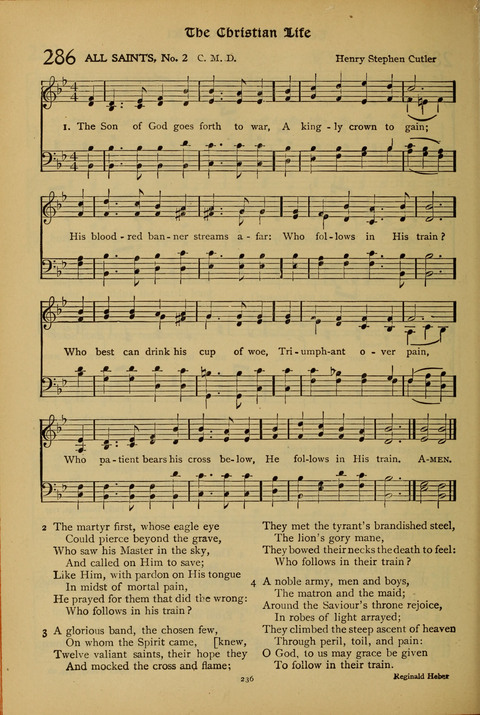 The American Hymnal for Chapel Service page 236