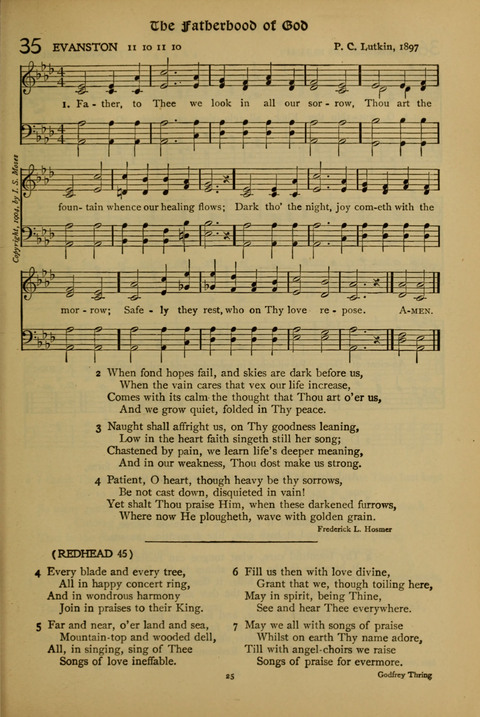 The American Hymnal for Chapel Service page 25