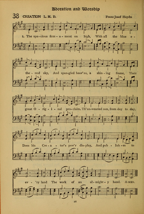 The American Hymnal for Chapel Service page 28