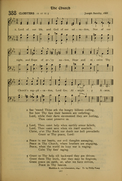 The American Hymnal for Chapel Service page 317