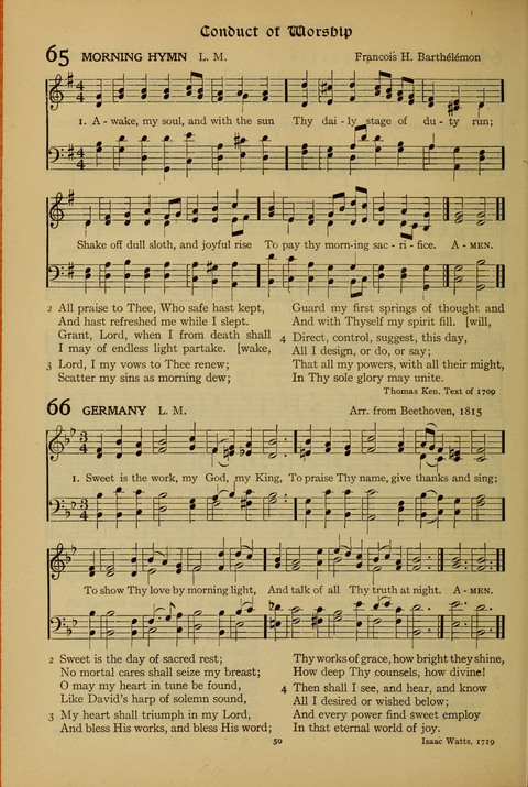 The American Hymnal for Chapel Service page 50