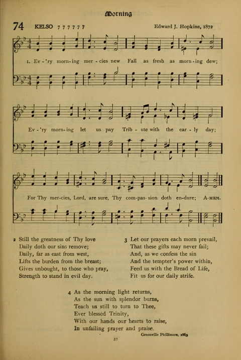 The American Hymnal for Chapel Service page 57