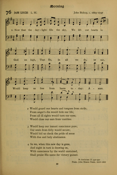 The American Hymnal for Chapel Service page 59