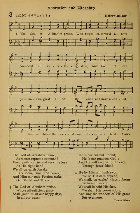 The American Hymnal for Chapel Service page 6