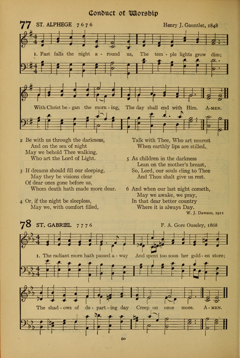 The American Hymnal for Chapel Service page 60