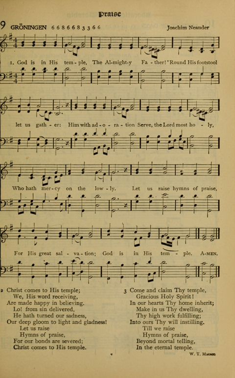 The American Hymnal for Chapel Service page 7