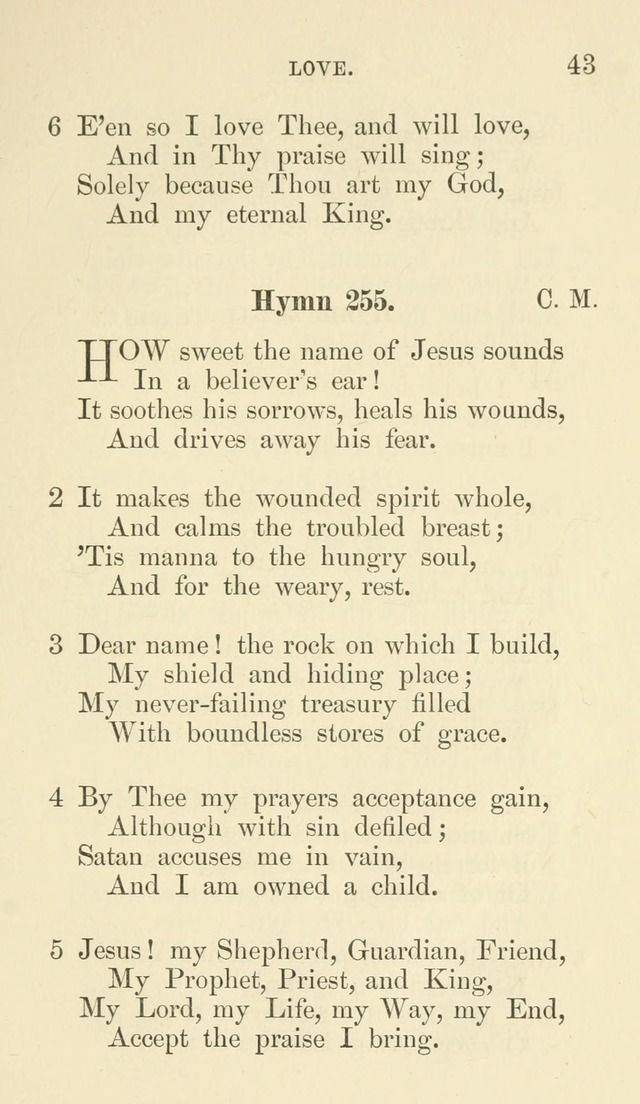 Additional Hymns set forth by the House of Bishops at the request of the House of Clerical and Lay Deputies, in General Convention, October 1865; to be used in the congregations of the Protestant Ep.. page 43