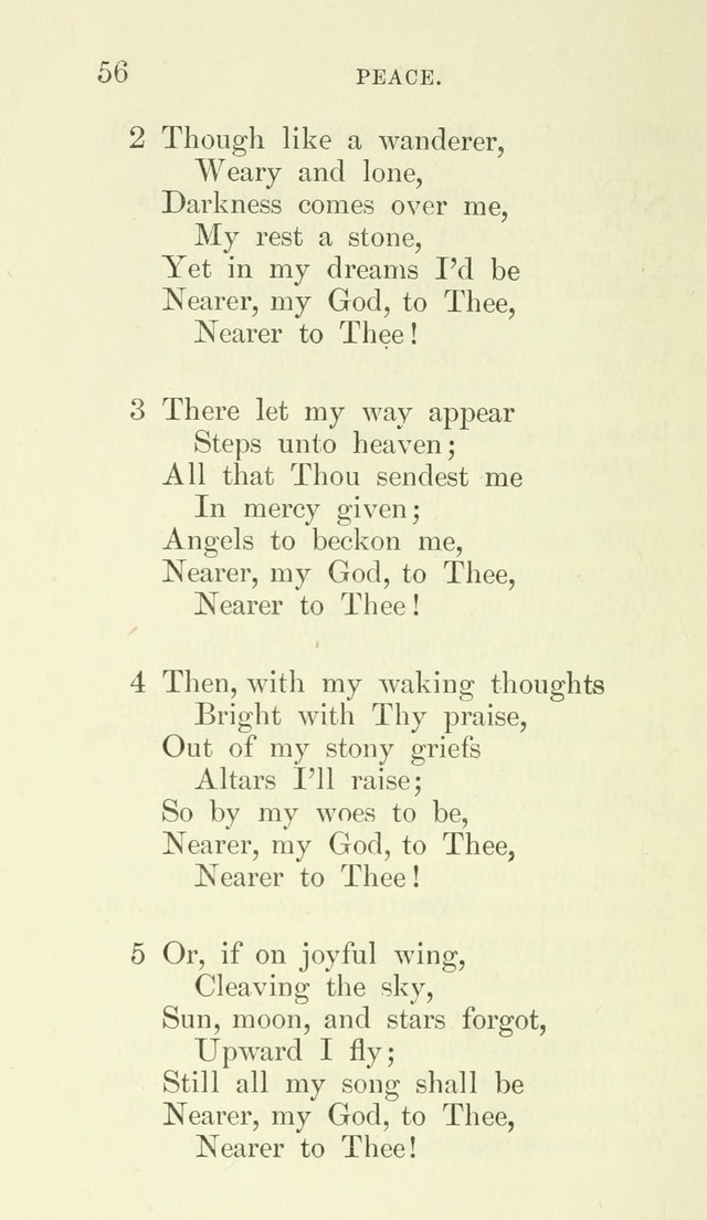 Additional Hymns set forth by the House of Bishops at the request of the House of Clerical and Lay Deputies, in General Convention, October 1865; to be used in the congregations of the Protestant Ep.. page 56