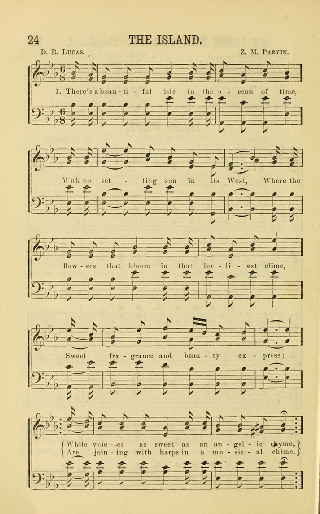 Apostolic Hymns and Songs: a collection of hymns and songs, both new and old, for the church, protracted meetings, and the Sunday school page 24