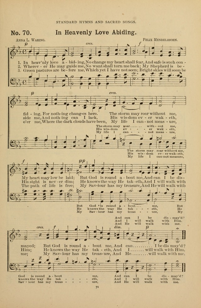 The Assembly Hymn and Song Collection: designed for use in chapel, assembly, convocation, or general exercises of schools, normals, colleges and universities. (3rd ed.) page 71