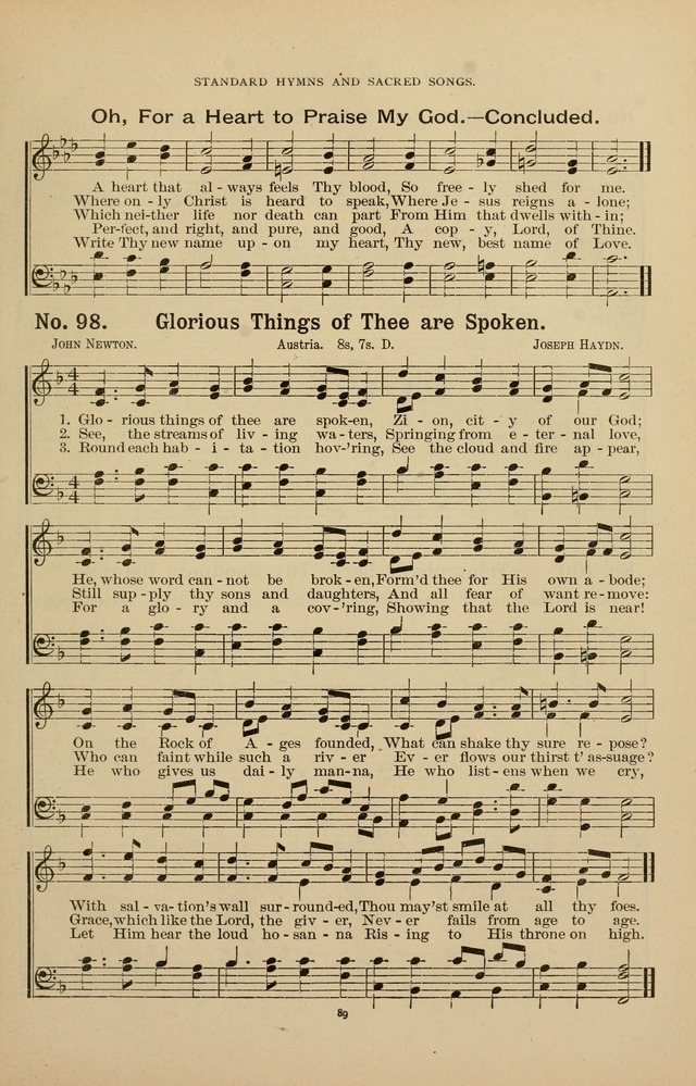 The Assembly Hymn and Song Collection: designed for use in chapel, assembly, convocation, or general exercises of schools, normals, colleges and universities. (3rd ed.) page 89