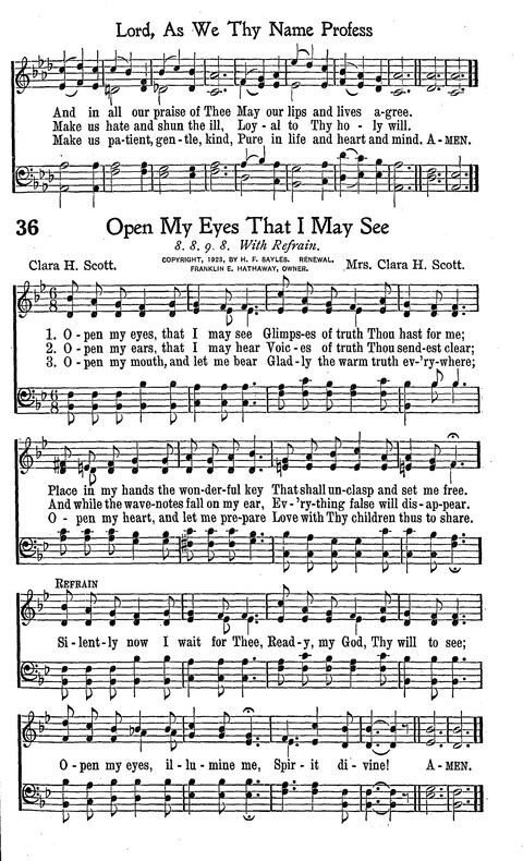 American Junior Church School Hymnal page 27
