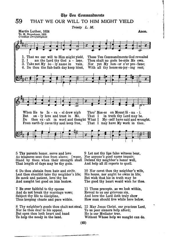 American Lutheran Hymnal page 257