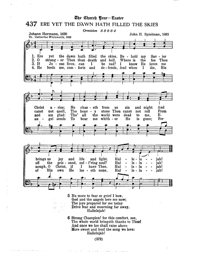 American Lutheran Hymnal page 580