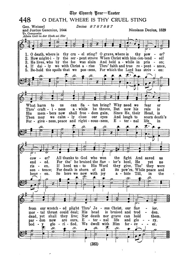 American Lutheran Hymnal page 591