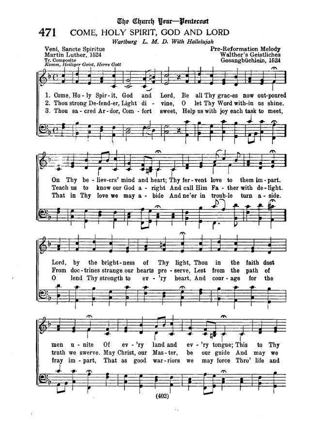 American Lutheran Hymnal page 610