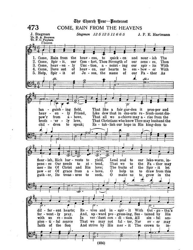 American Lutheran Hymnal page 612