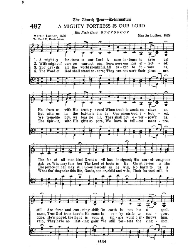 American Lutheran Hymnal page 623