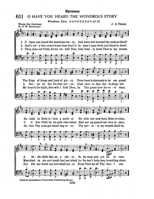 American Lutheran Hymnal page 730