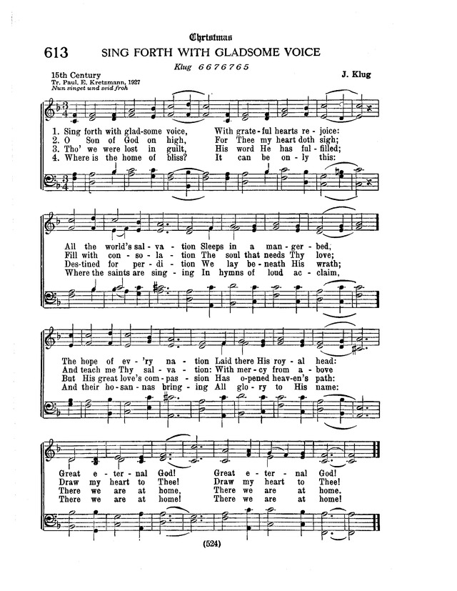 American Lutheran Hymnal page 732