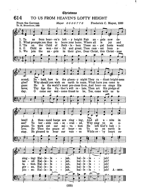 American Lutheran Hymnal page 733