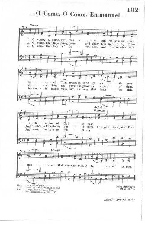 African Methodist Episcopal Church Hymnal page 105