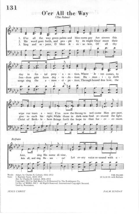 African Methodist Episcopal Church Hymnal page 138