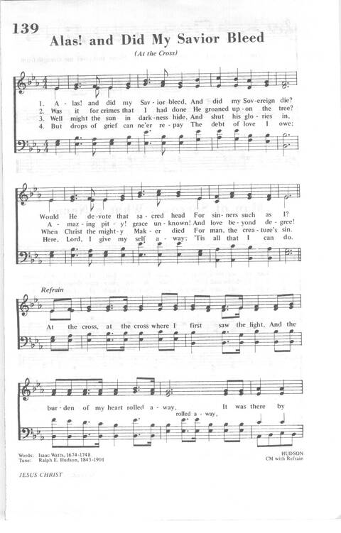 At The Cross (Alas, and did my Savior bleed) - Lyrics, Hymn