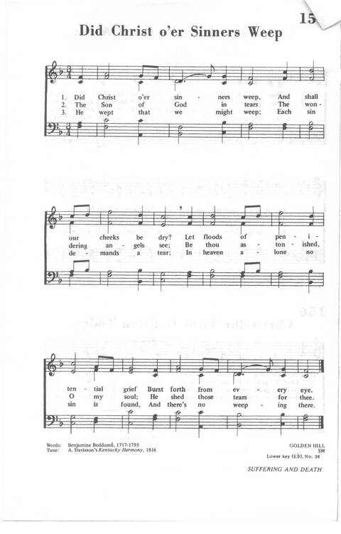 African Methodist Episcopal Church Hymnal page 161
