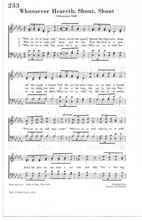 Whosoever Heareth, Shout, Shout, The Sound] | Hymnary.org