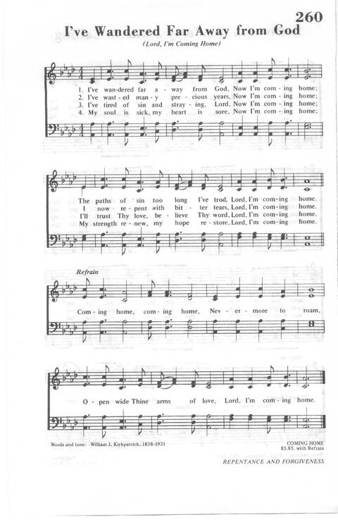 African Methodist Episcopal Church Hymnal page 268
