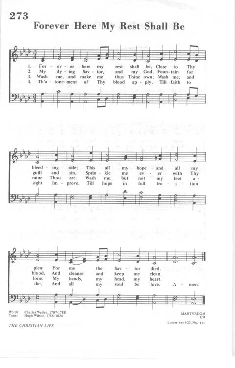 African Methodist Episcopal Church Hymnal page 281