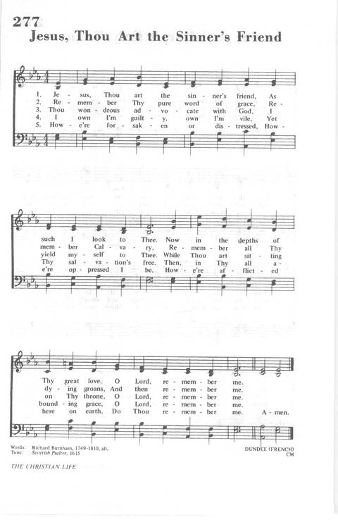 African Methodist Episcopal Church Hymnal page 285