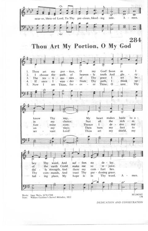 African Methodist Episcopal Church Hymnal page 292